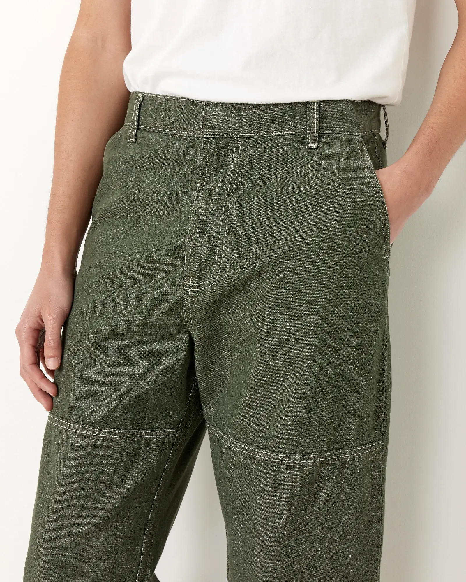 4 Pocket Trouser in Green