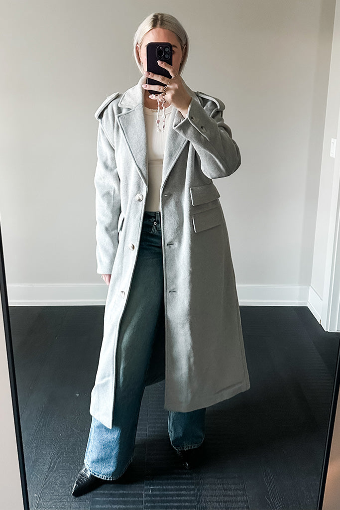 4th & Reckless - Seana Coat - Grey