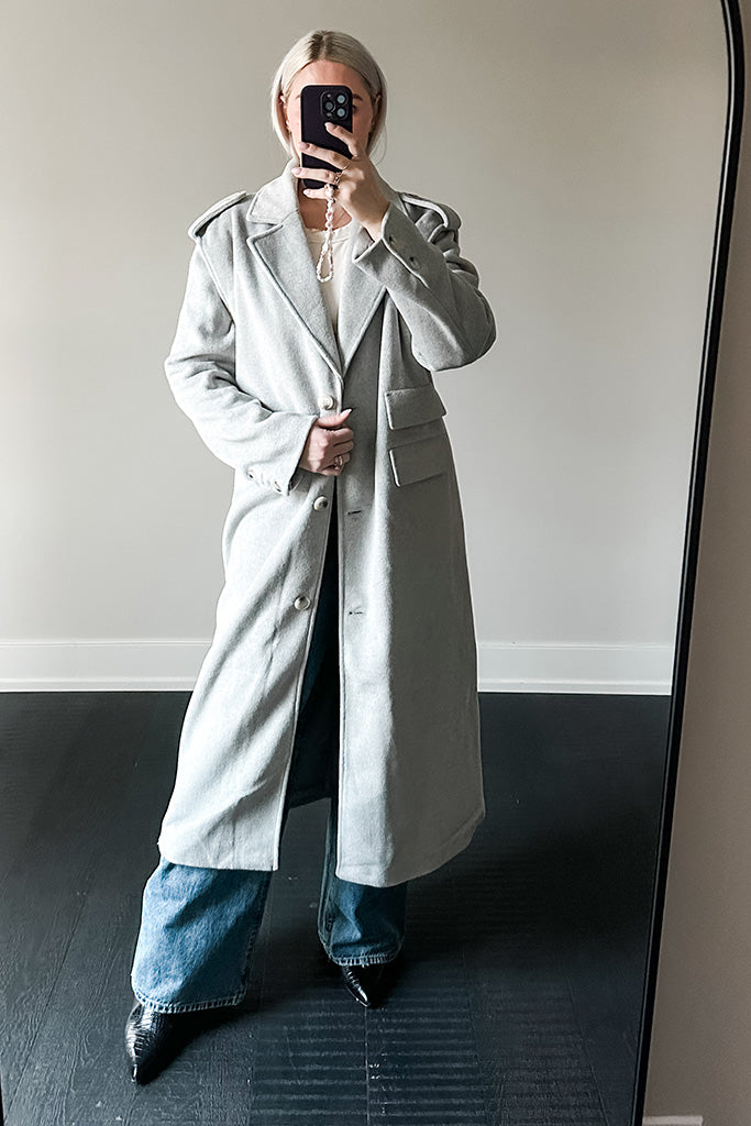 4th & Reckless - Seana Coat - Grey