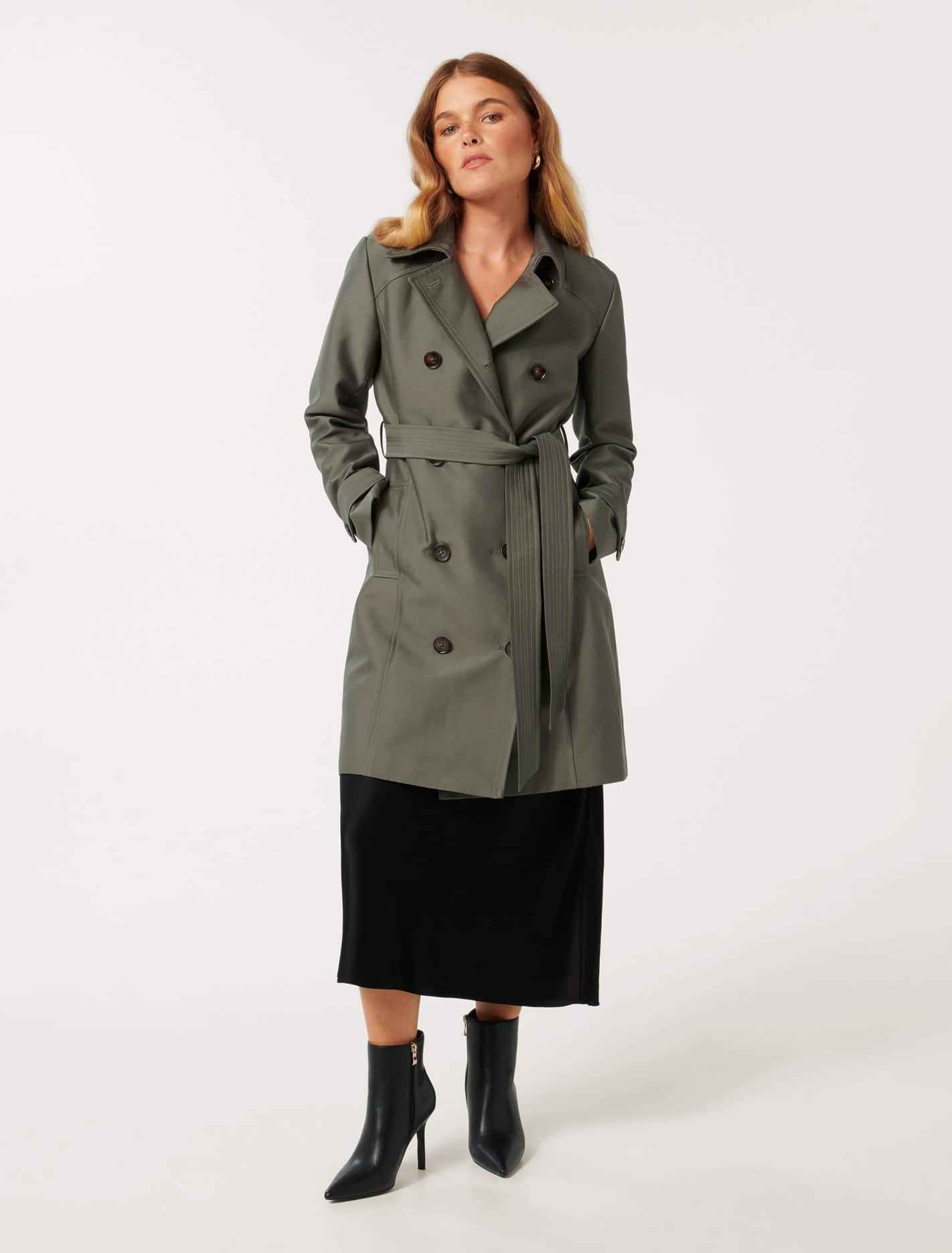 Alicia Petite Short Trench Coat