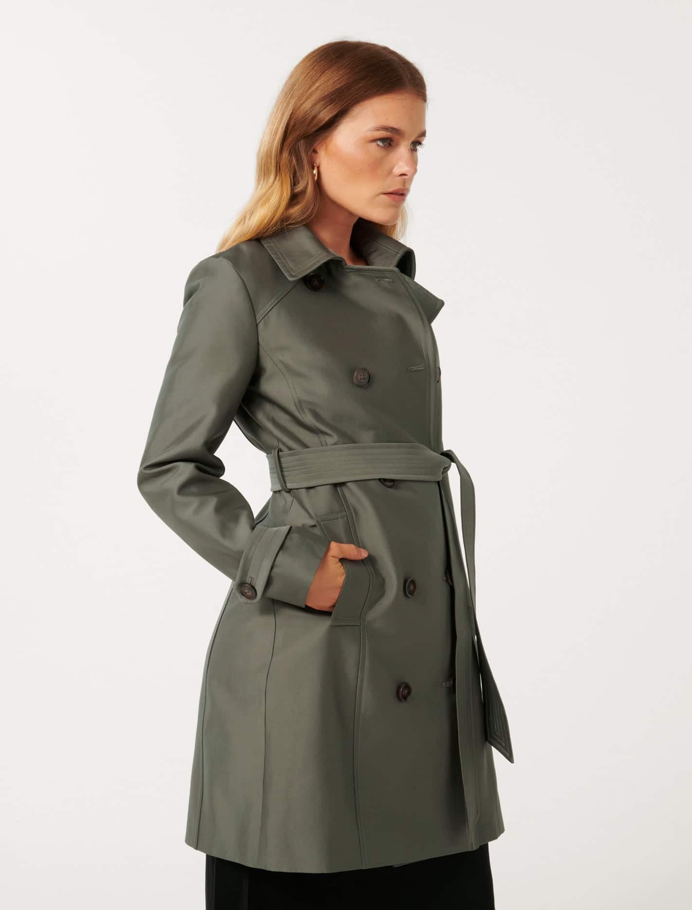 Alicia Petite Short Trench Coat