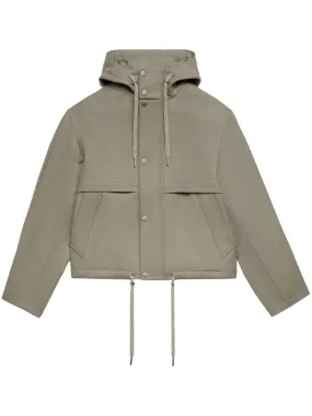 AMI Short Wool Parka Taupe | Luxury and style at your fingertips