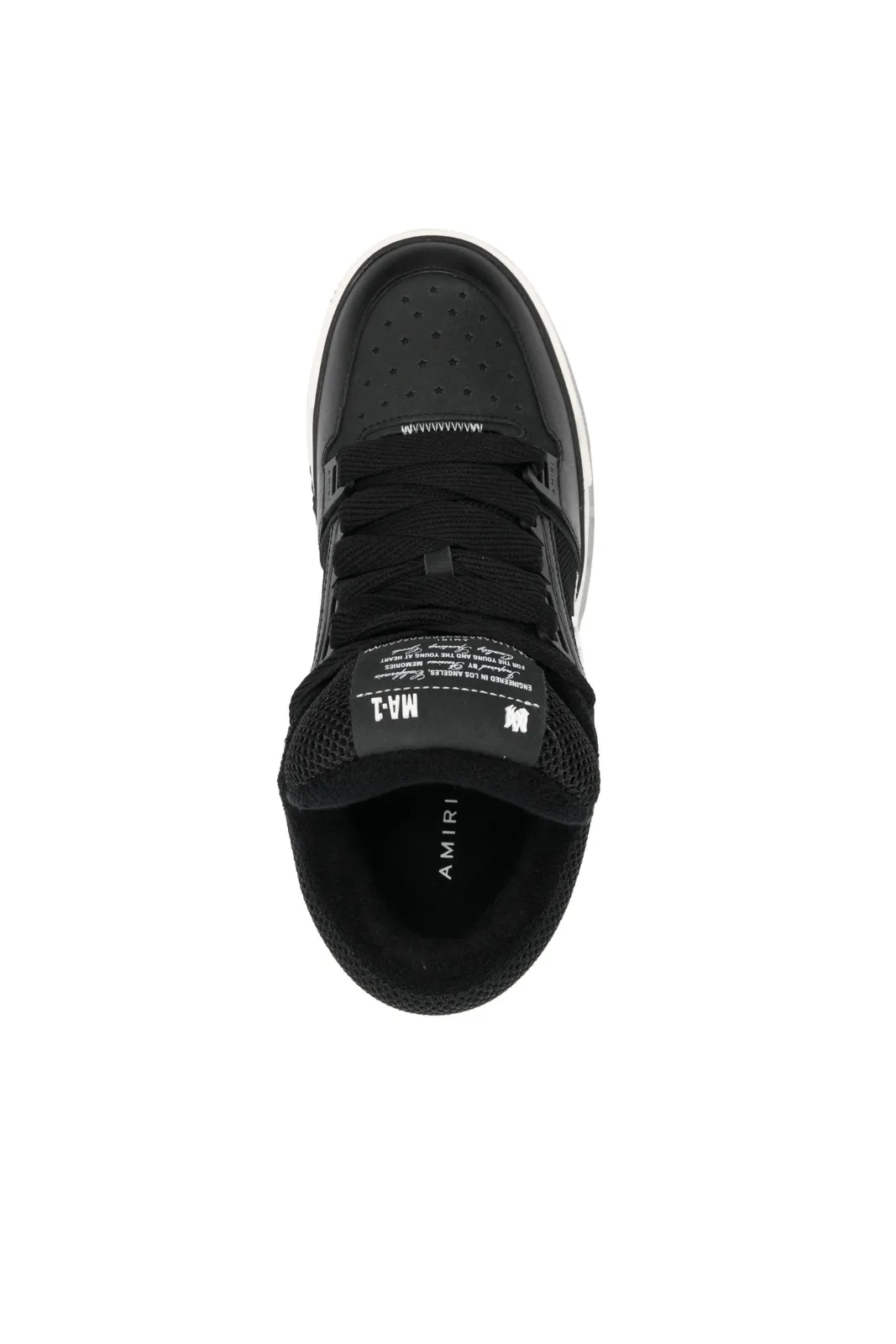 Amiri MA-1 Black  Leather and Mesh Man Sneakers