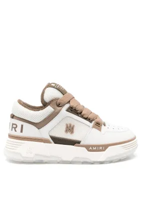 Amiri MA-1 panelled man sneakers White Brown