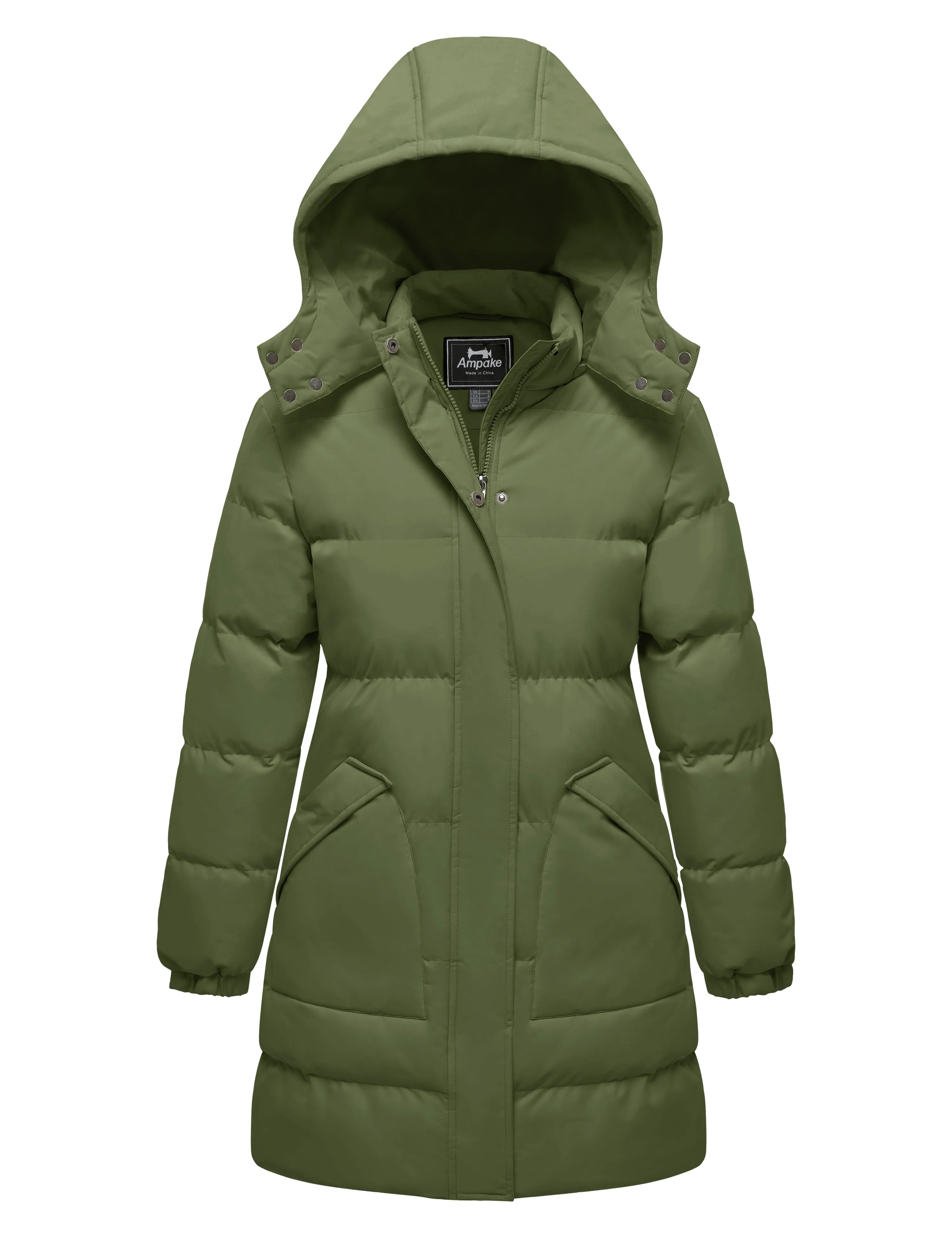 Ampake Women's Winter Jacket Winter Puffer Coat Warm Waterproof Jacket