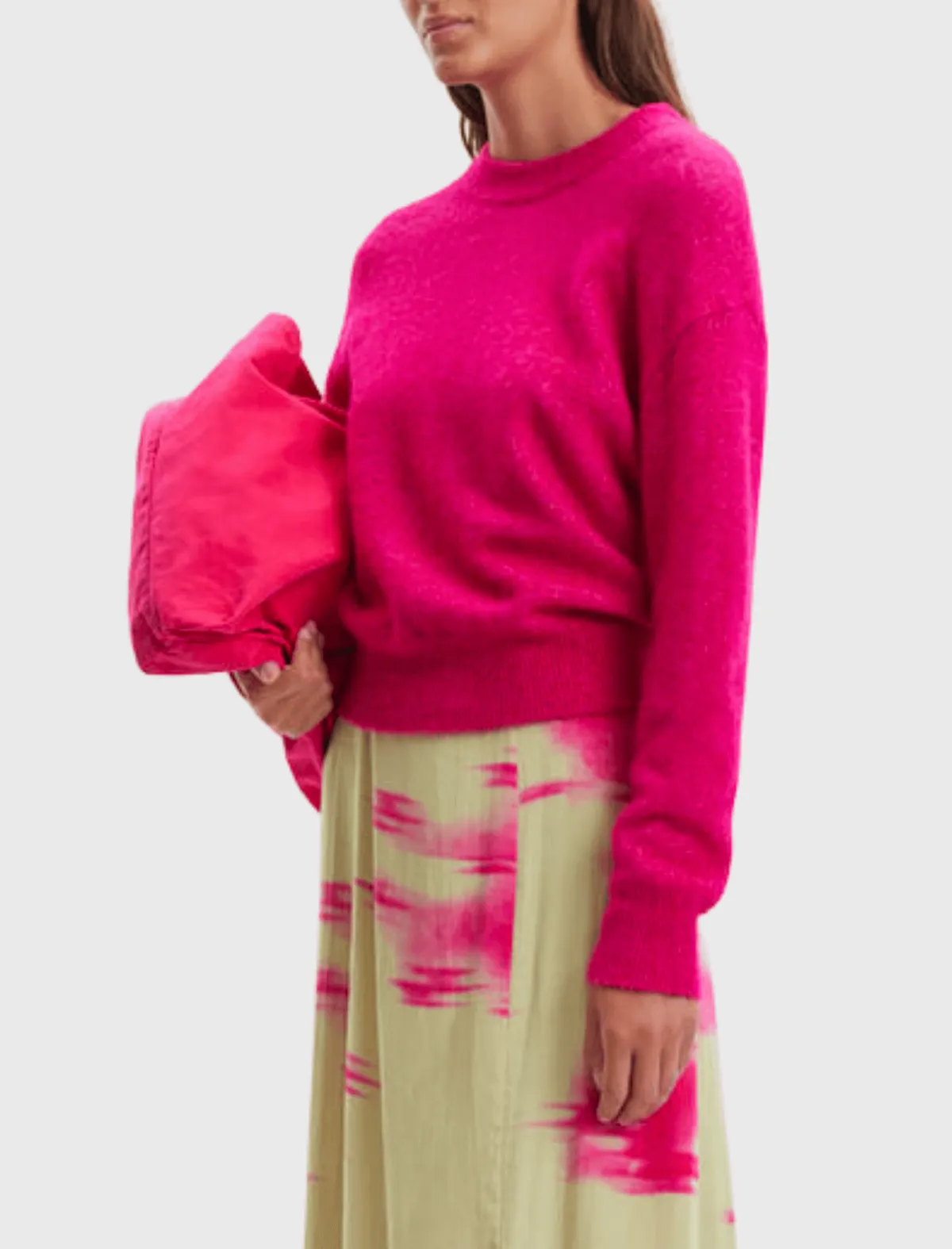 Anour Knit Sweater - Pink