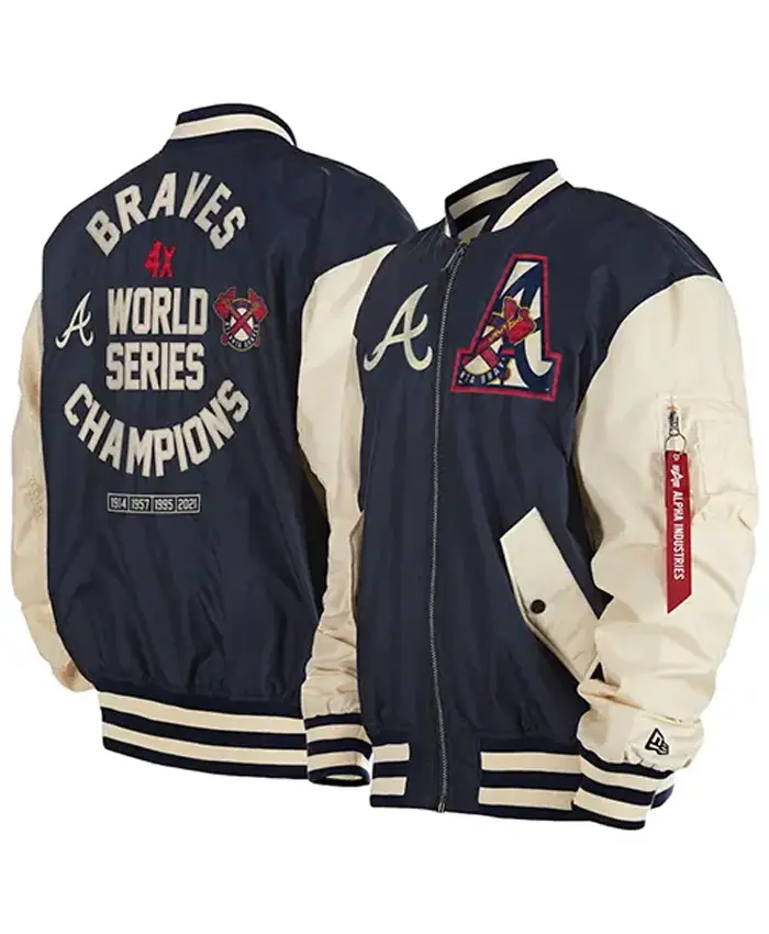 Atlanta Braves Bomber Jacket - William Jacket