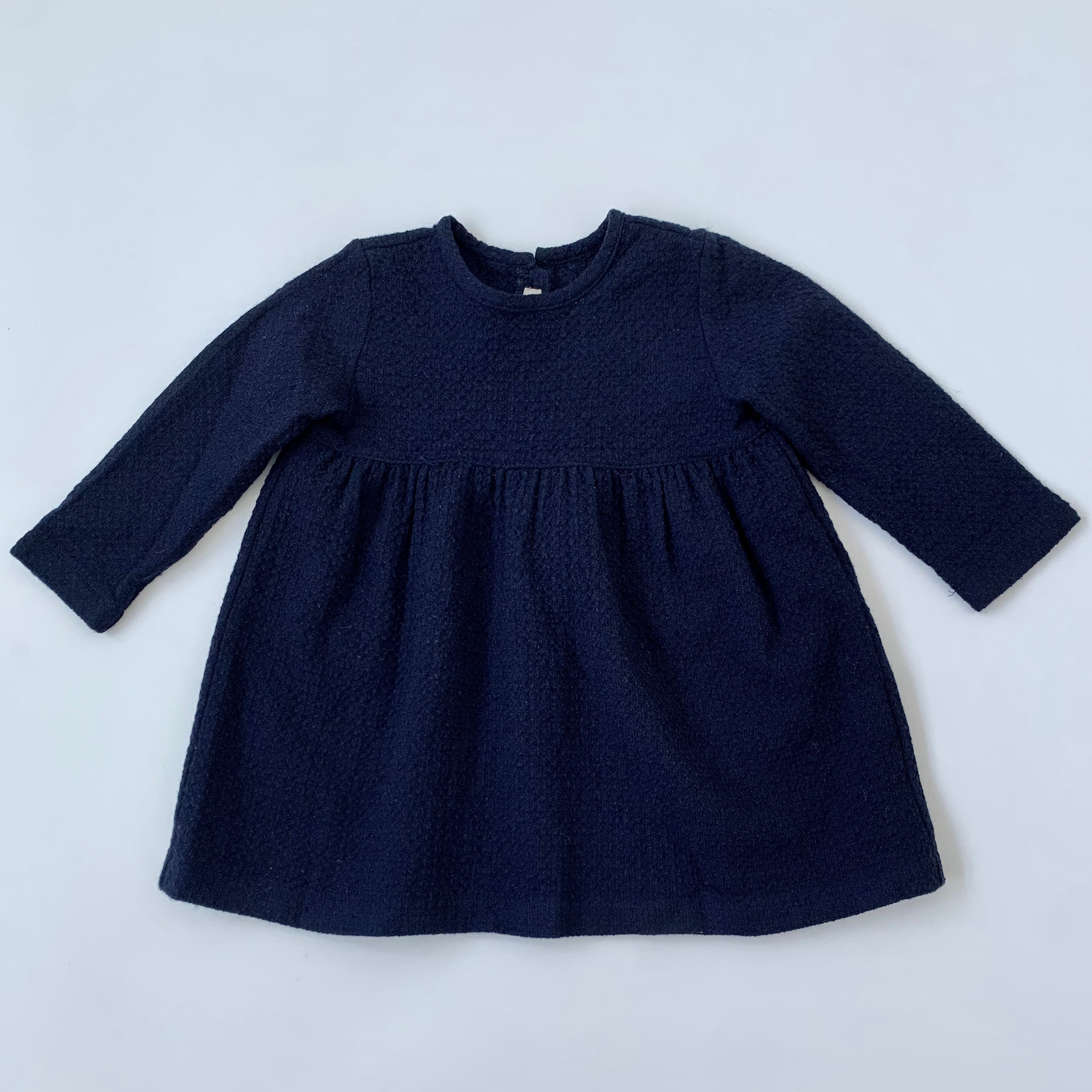 Babe & Tess Navy Wool Dress: 3 Years