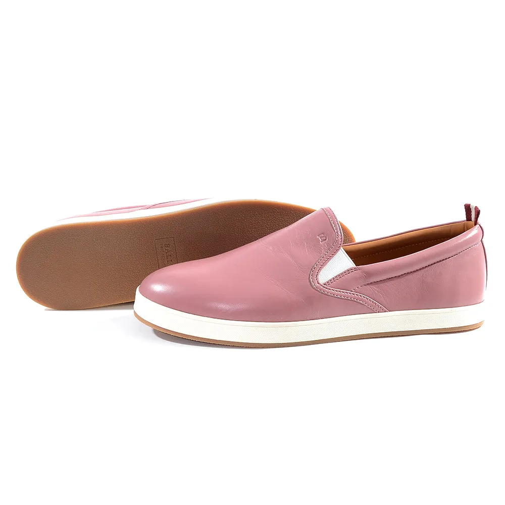 Bally Womens Slip on Sneakers in Pink