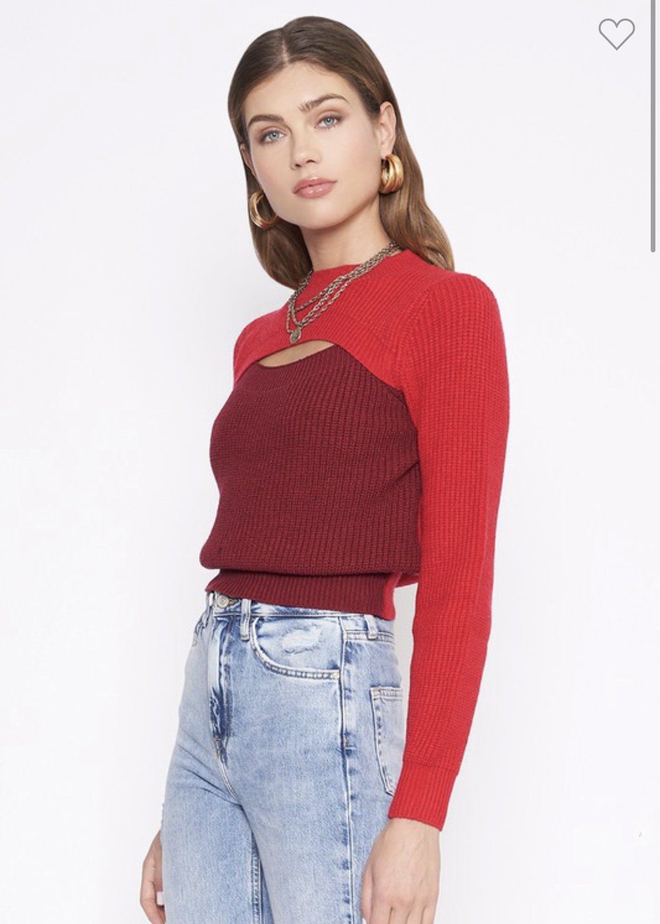 Berry Festive Sweater