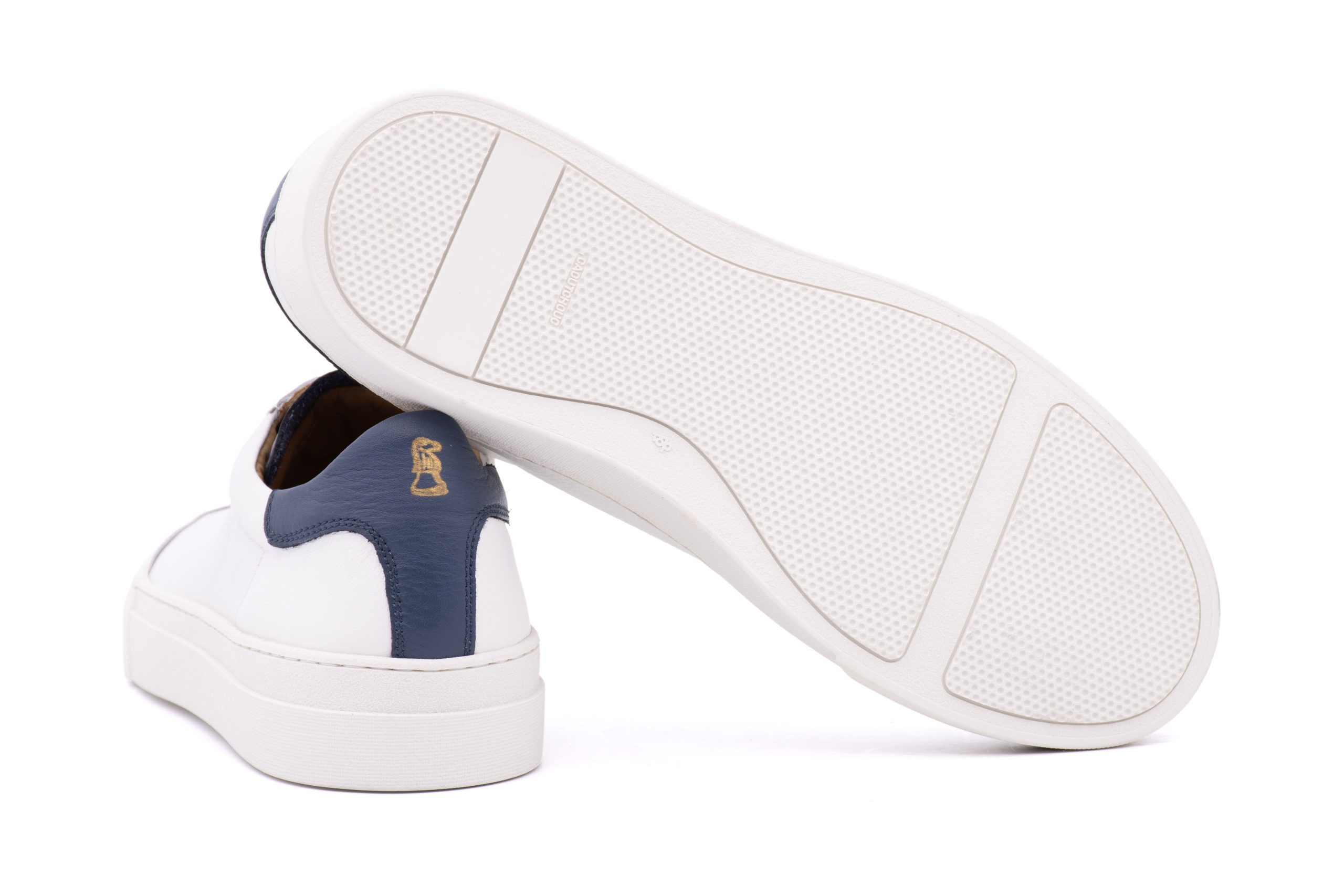 Bicolor leather sneaker