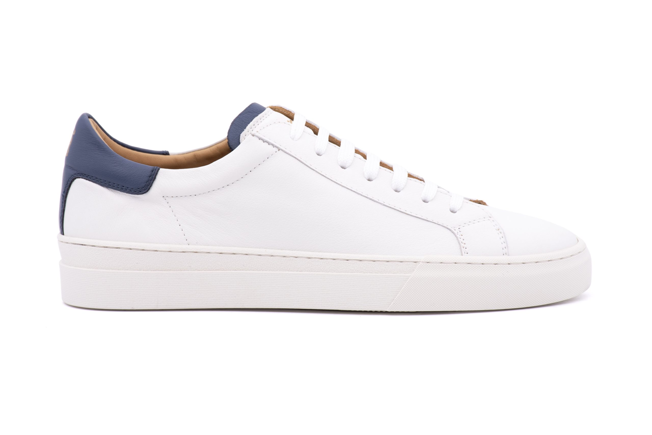 Bicolor leather sneaker