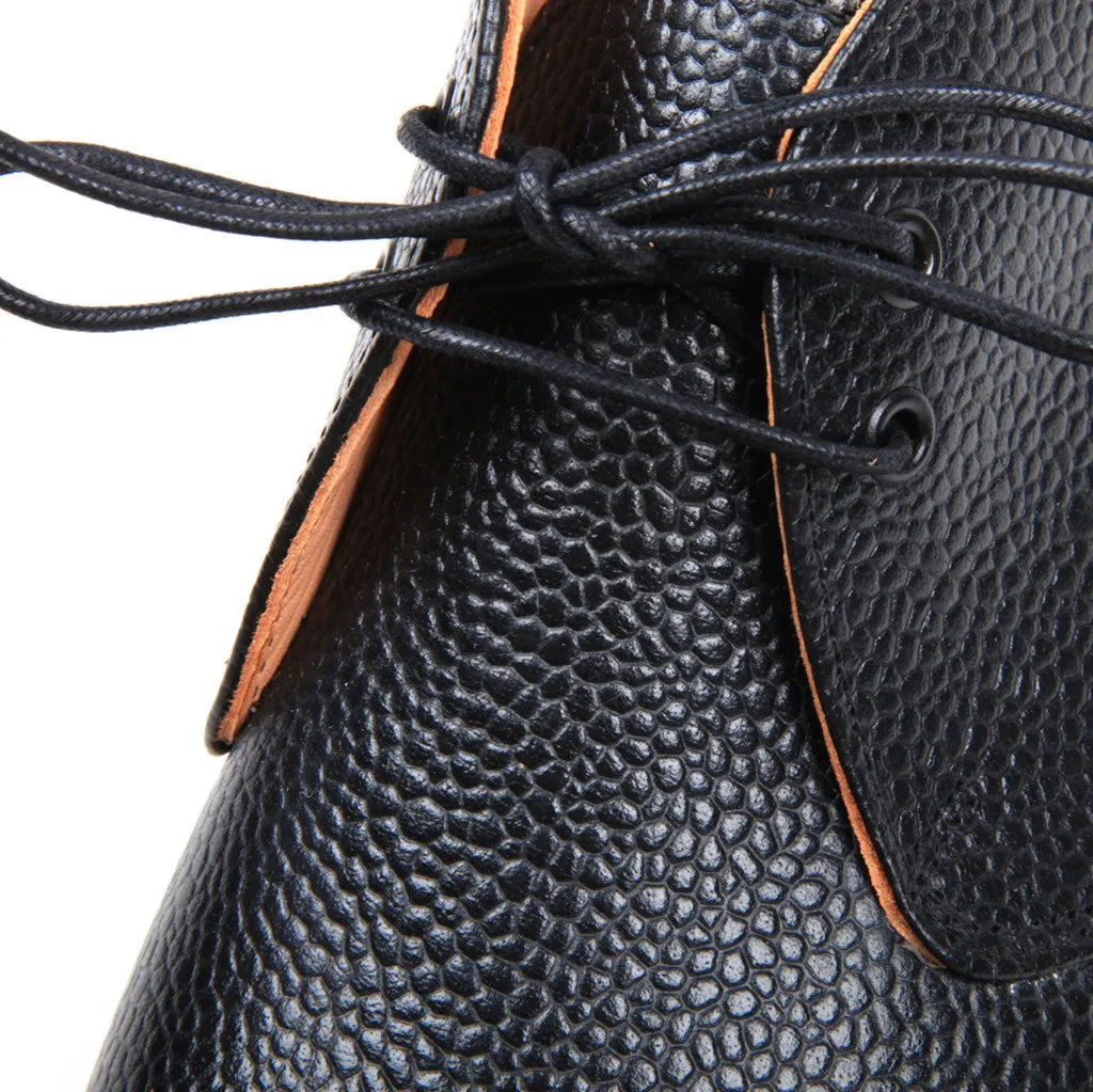 Black Grain Chukka Boot