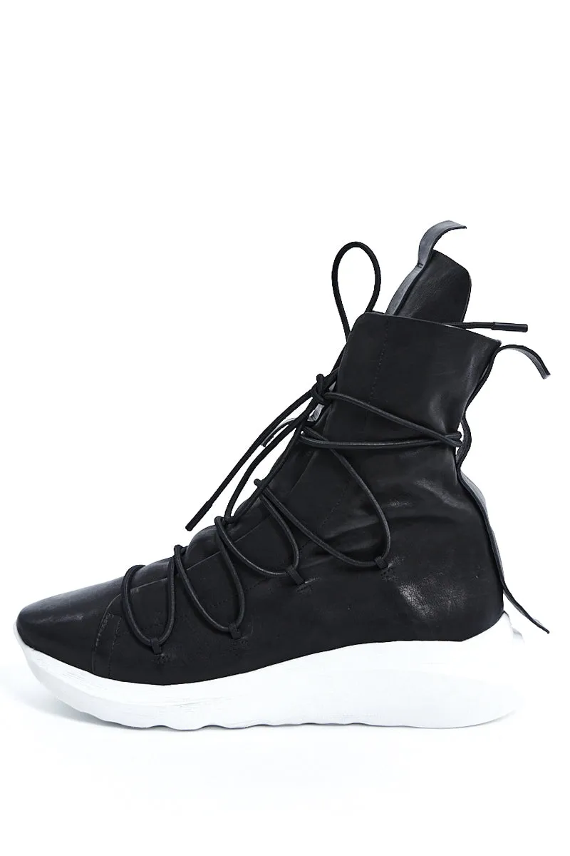 BLACK SOFT TASKER HIGH SNEAKERS