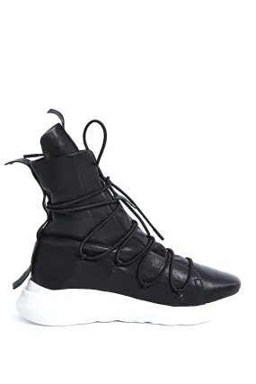 BLACK SOFT TASKER HIGH SNEAKERS