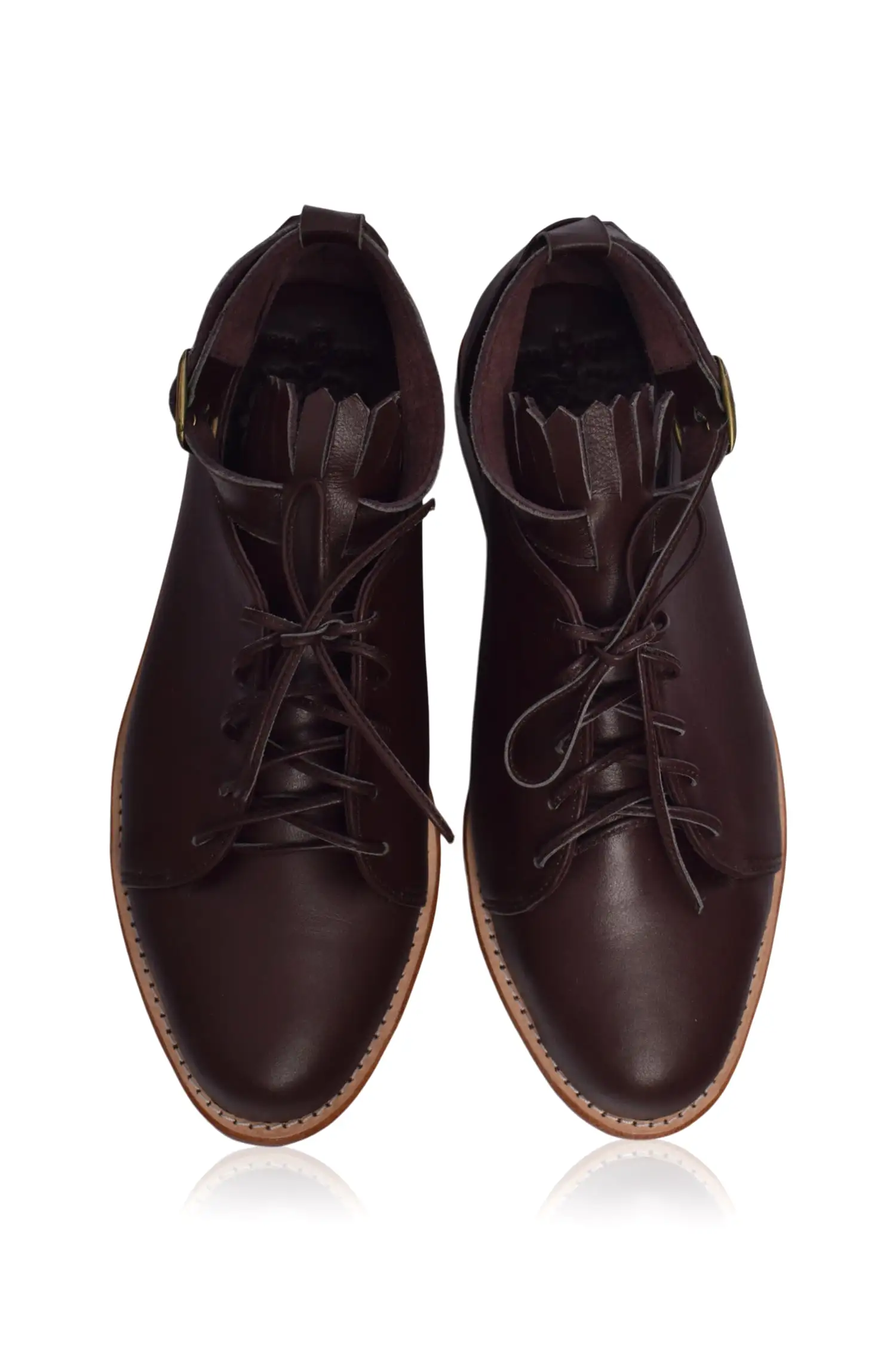 Boston Leather Oxfords (Sz. 11)