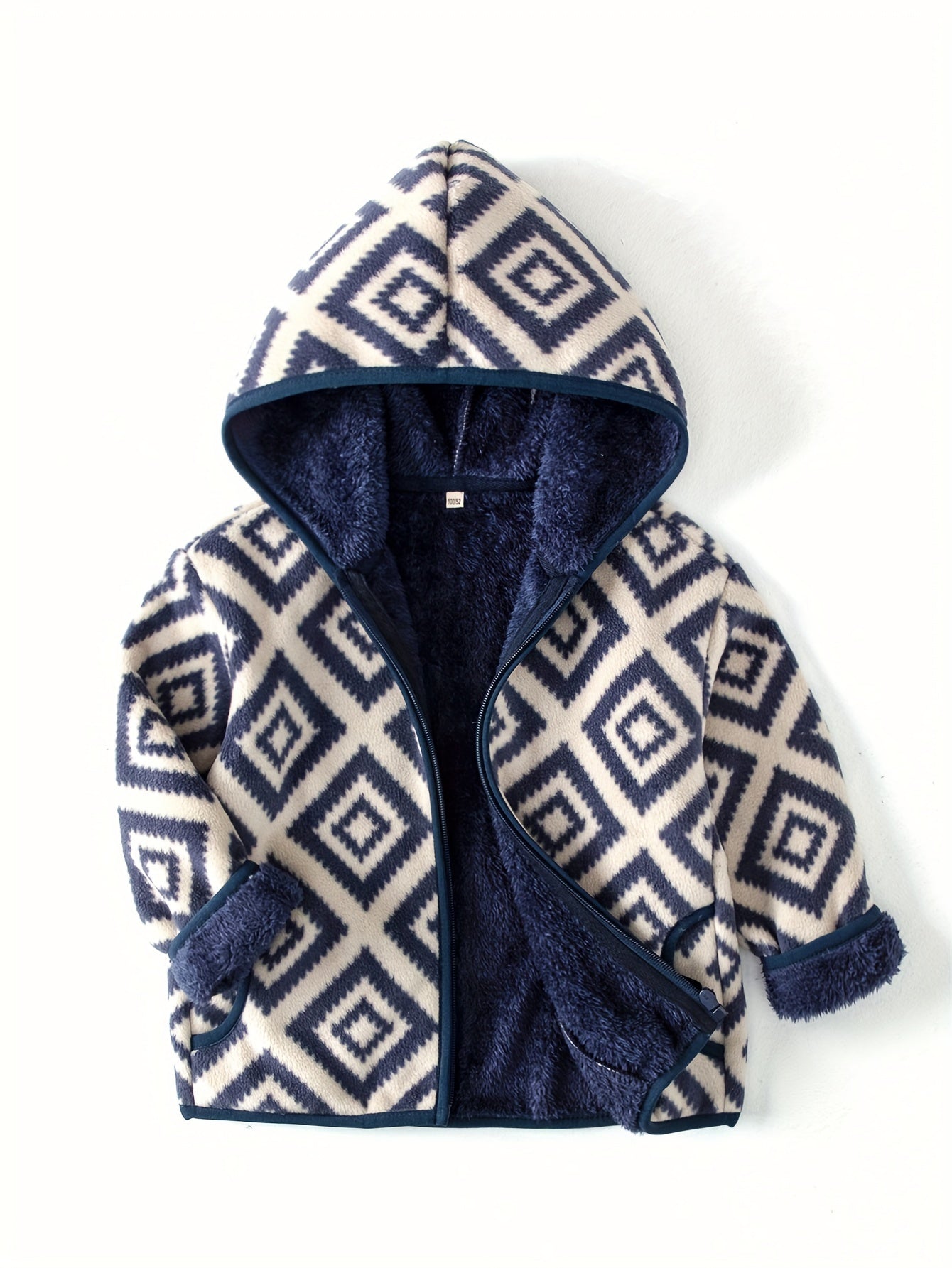 Boys Cozy Hooded Southwest Coat