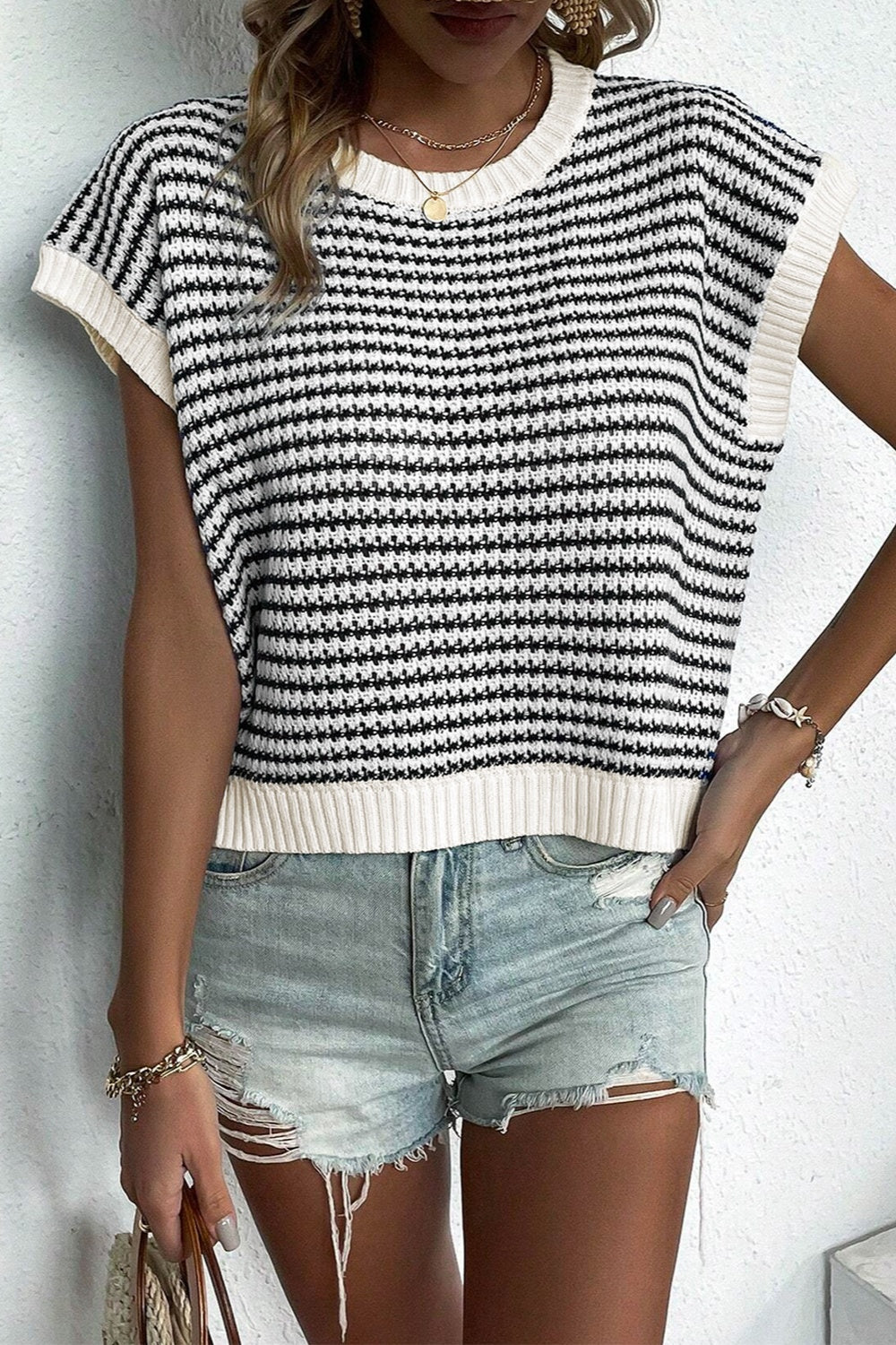 Bree Cap Sleeve Sweater