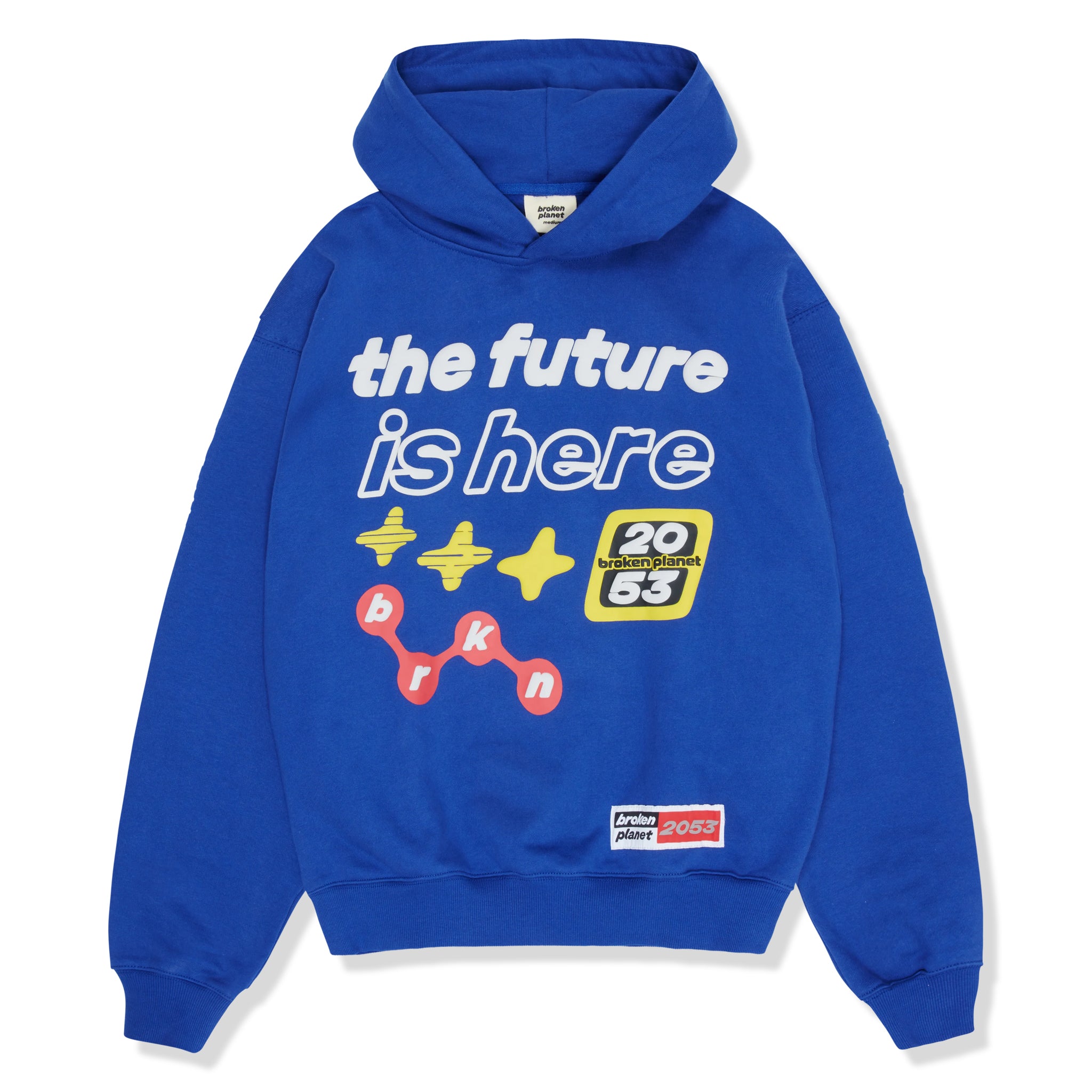 Broken Planet The Future Is Here Deep Blue Hoodie