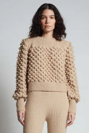 CAMILA SWEATER - PALE CAMEL