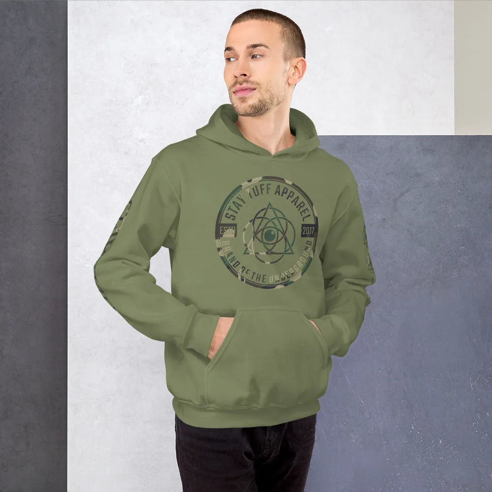 CAMOUFLAGE CIRCLES (Unisex Hoodie)