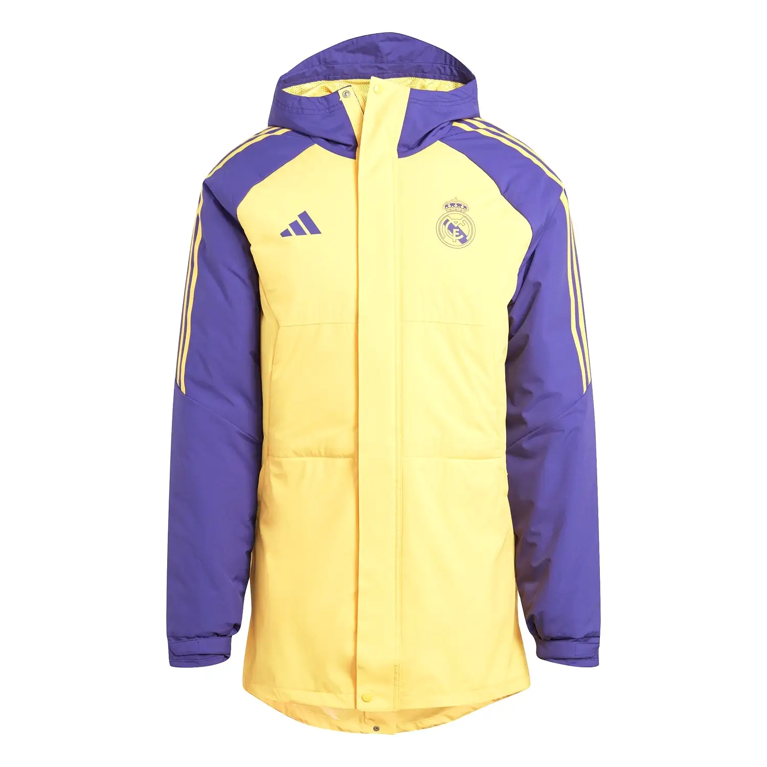 Chaqueta Acolchada Hombre Entrenamiento Amarilla 23/24