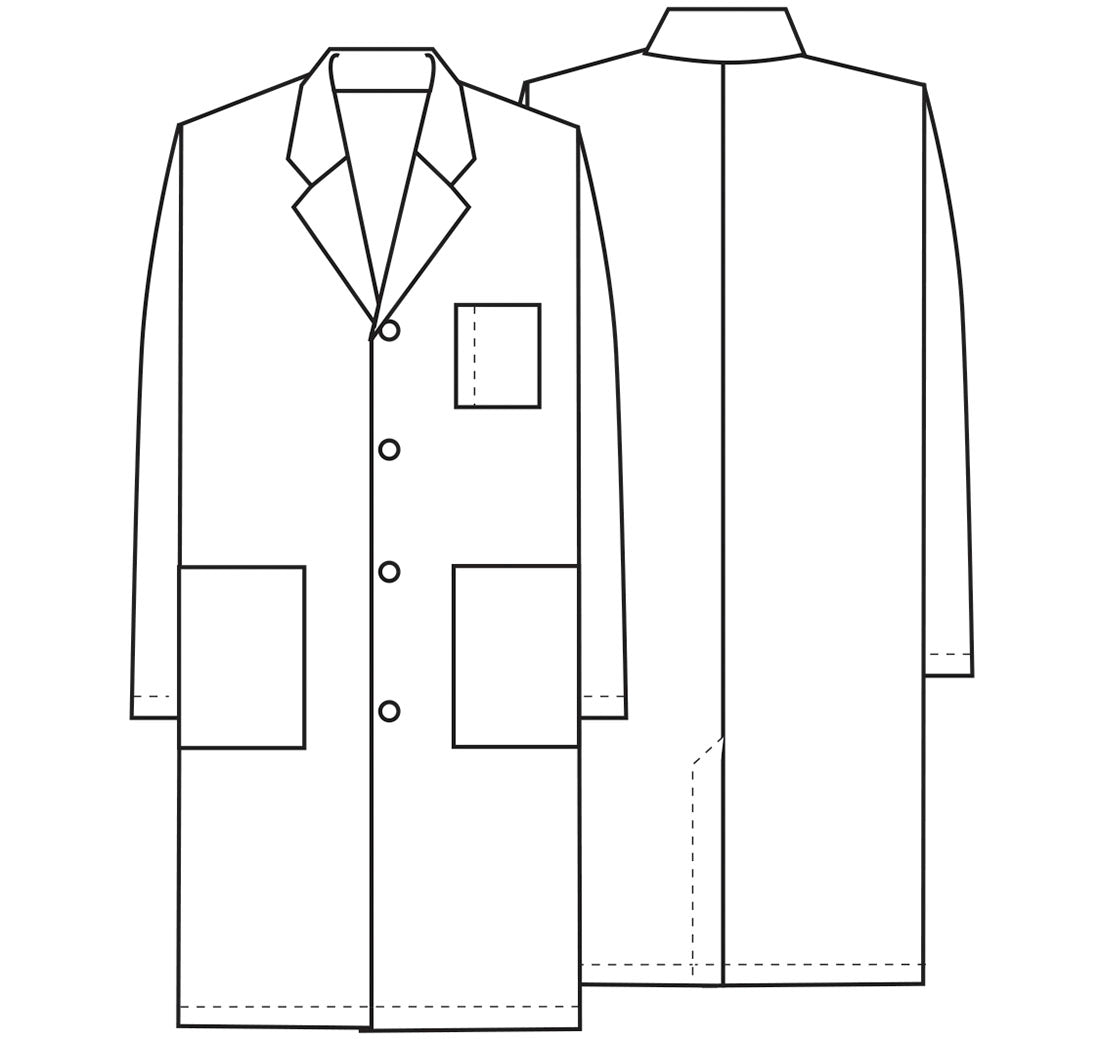 Cherokee 40 Unisex Lab Coat