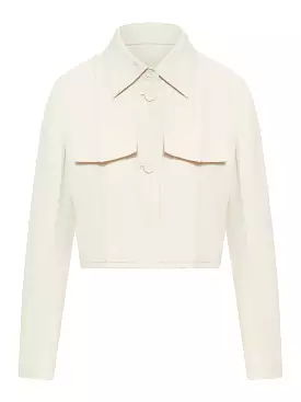 Cream gabardine jacket