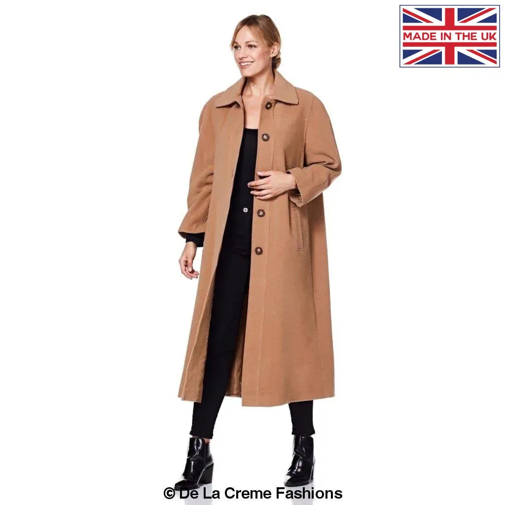 Curve Wool & Cashmere Blend Plus Size Long Coat (202)