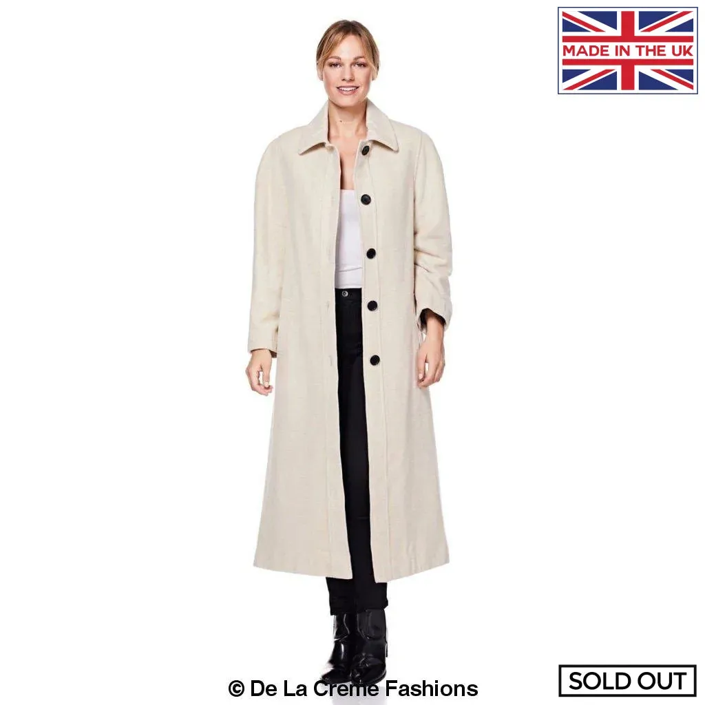 Curve Wool & Cashmere Blend Plus Size Long Coat (202)