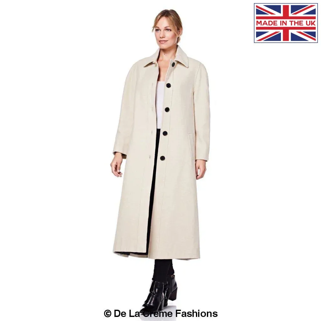 Curve Wool & Cashmere Blend Plus Size Long Coat (202)