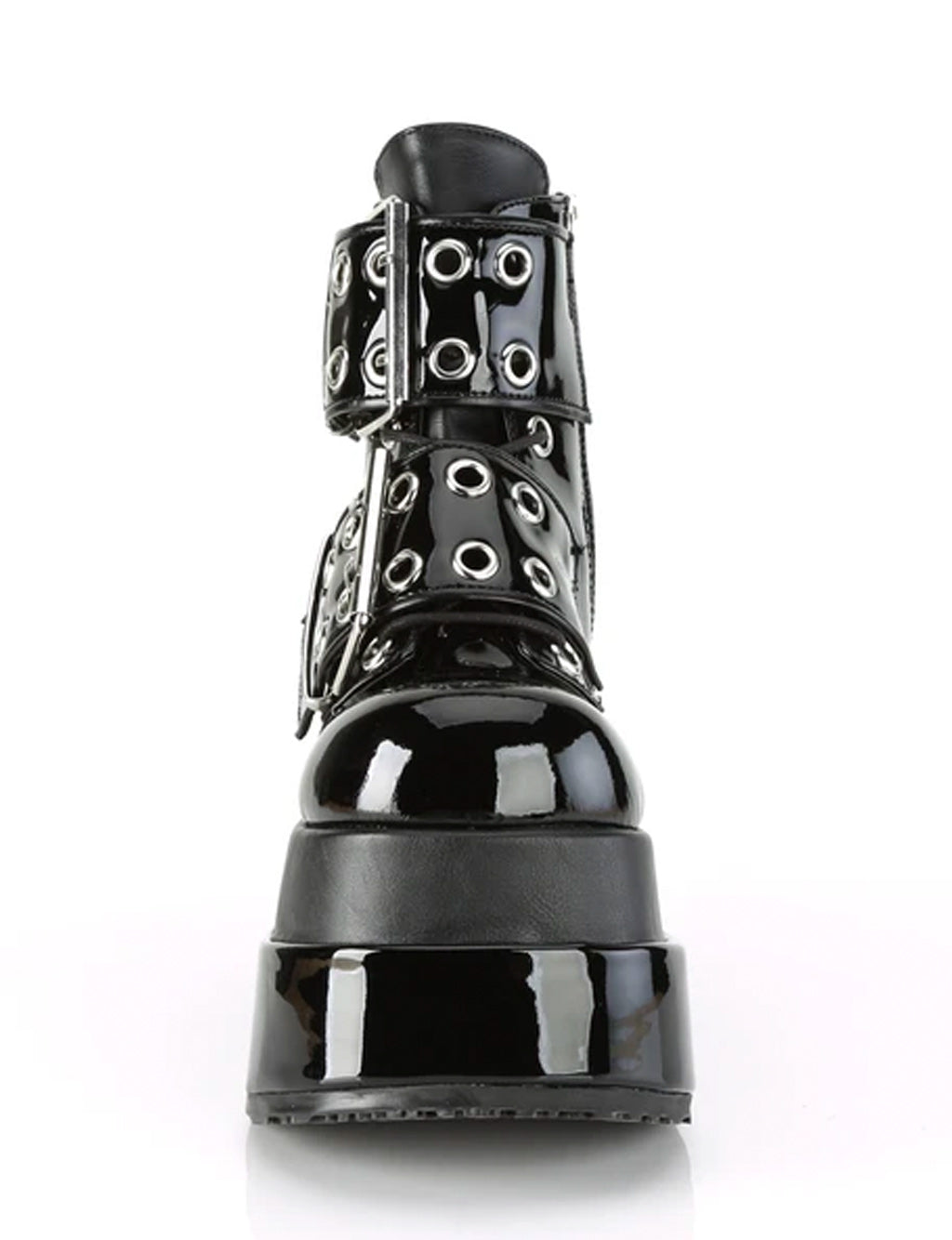 DEMONIA BEAR 104 PLATFORM BOOTS - BLACK