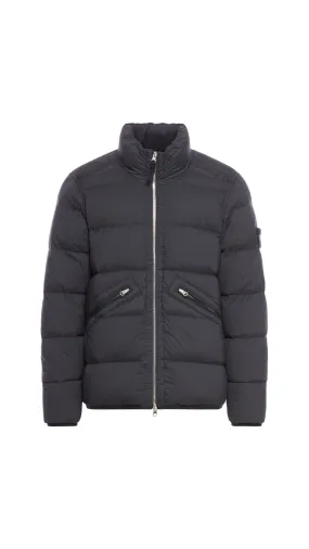 Down TC Nylon Coat - Black