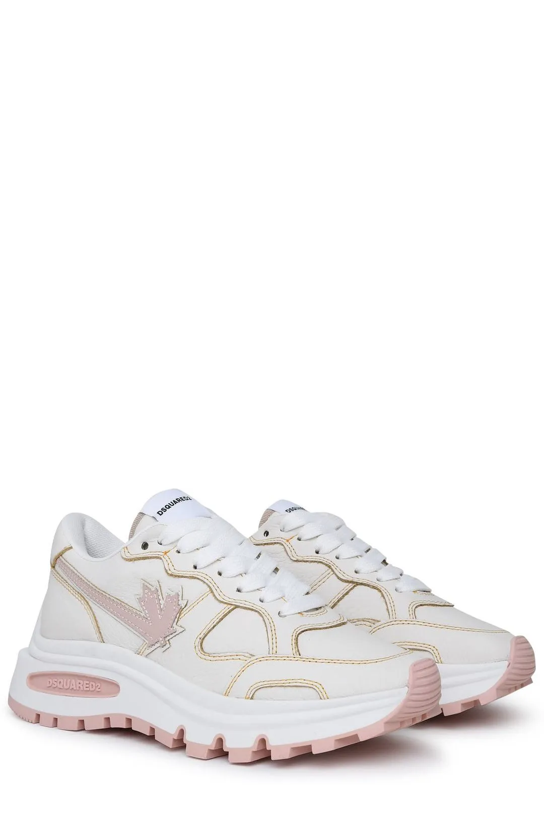 Dsquared2 Logo-Patch Lace-Up Sneakers