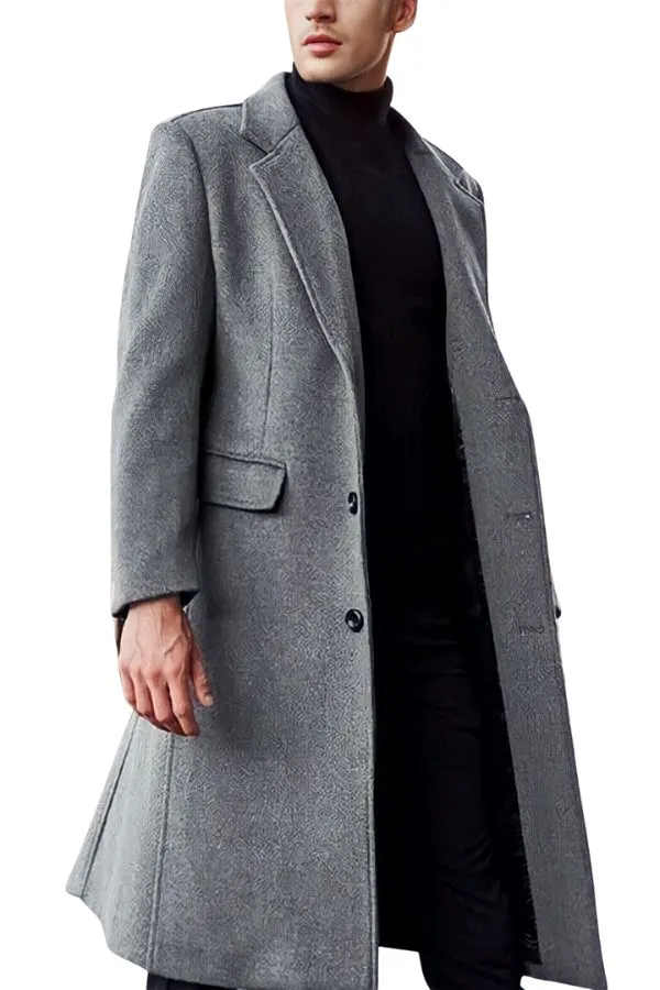 Elegant British Long Trench Coat