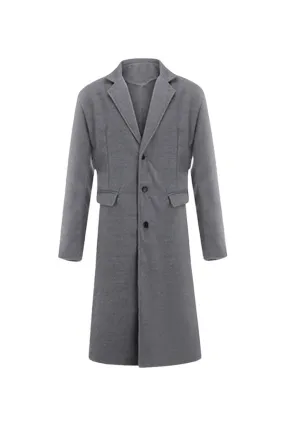 Elegant British Long Trench Coat