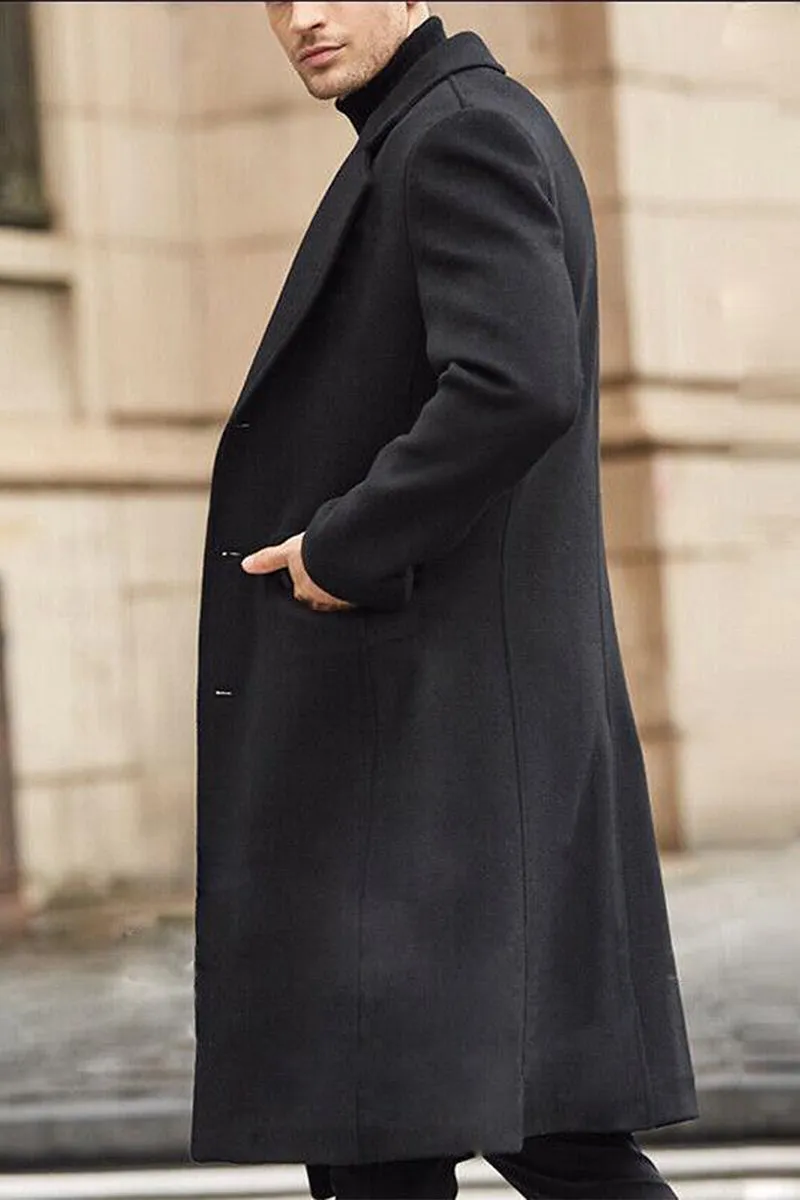 Elegant British Long Trench Coat