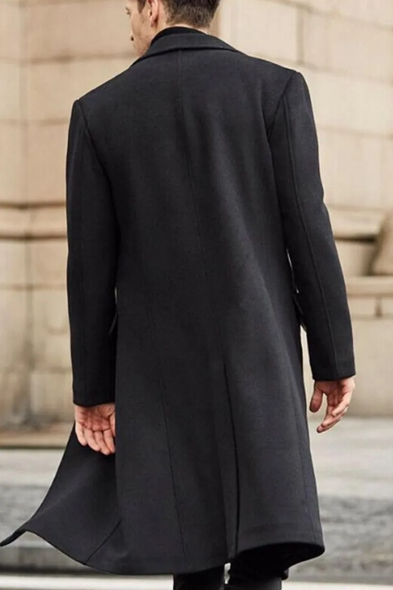 Elegant British Long Trench Coat