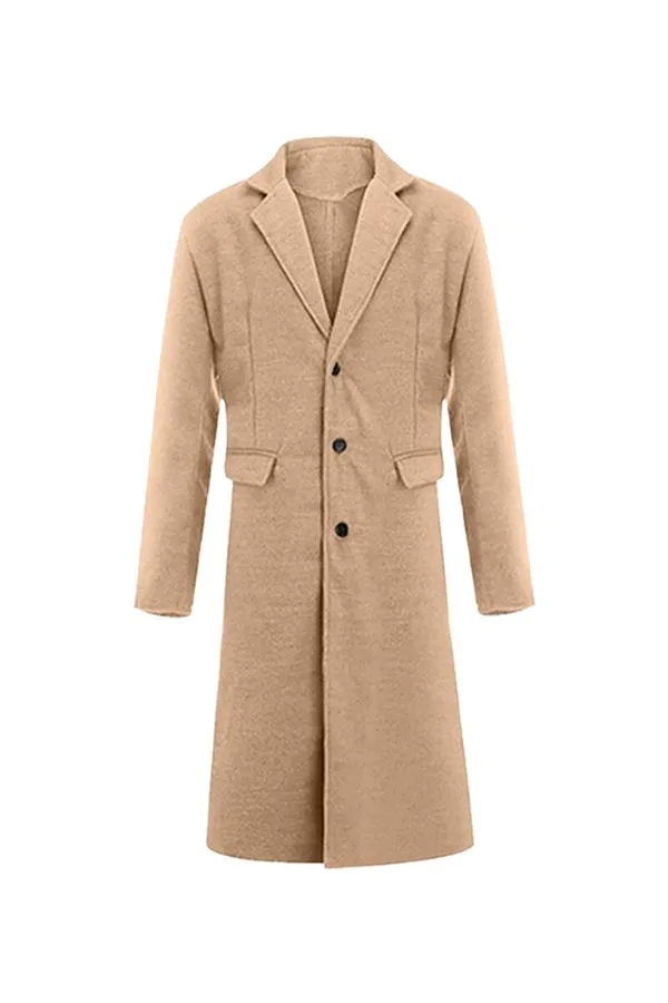 Elegant British Long Trench Coat