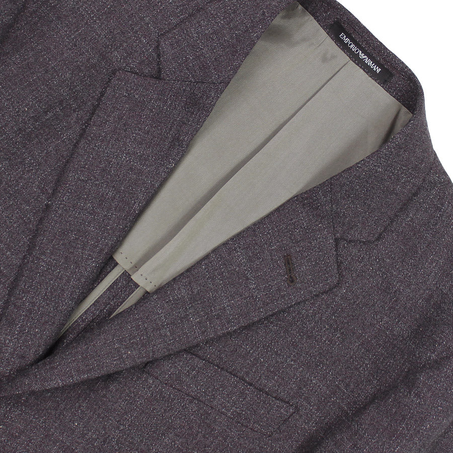 Emporio Armani - G Line Deco Fleck Blazer in Wine