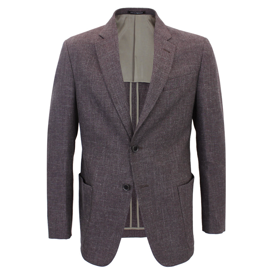 Emporio Armani - G Line Deco Fleck Blazer in Wine