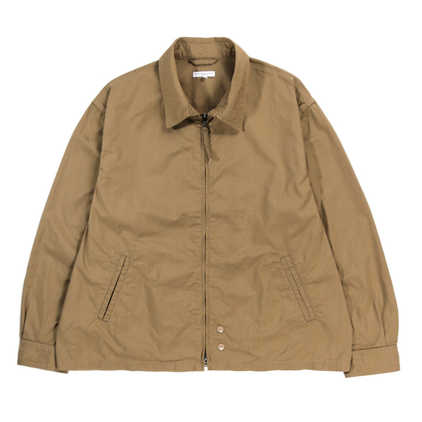 ENGINEERED GARMENTS CLAIGTON JACKET KHAKI NYCO TWILL