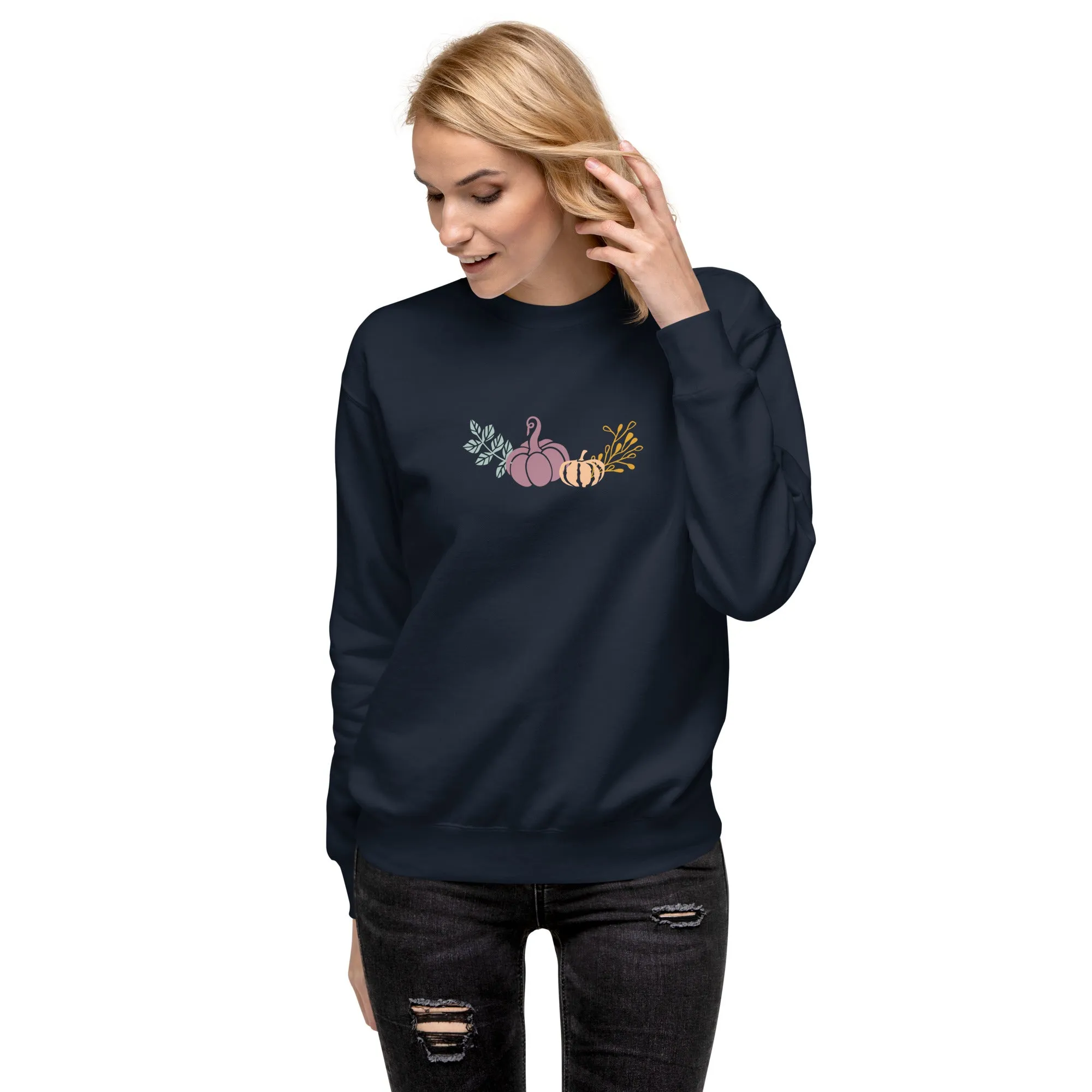 Fall Pumpkin Unisex Premium Sweatshirt