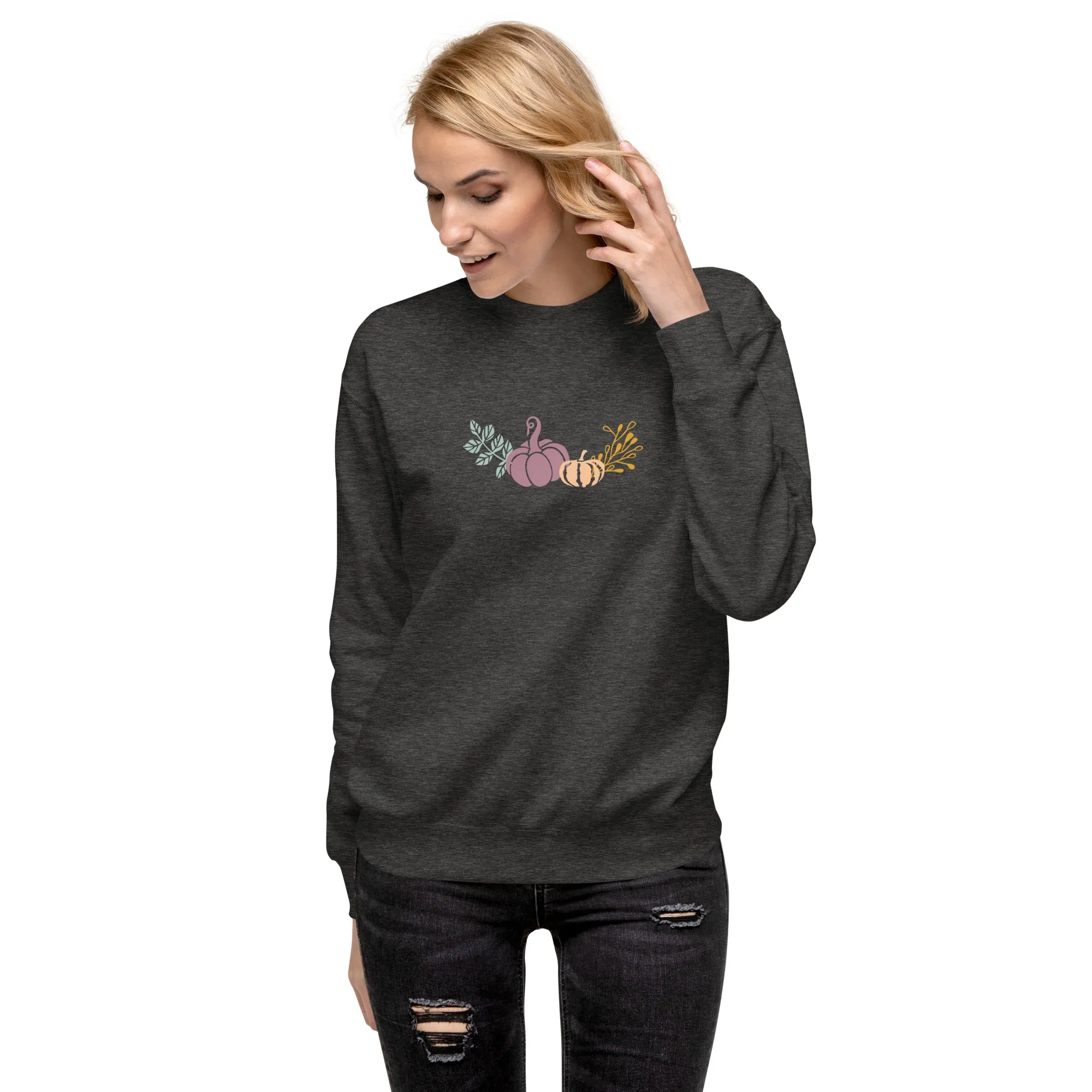 Fall Pumpkin Unisex Premium Sweatshirt