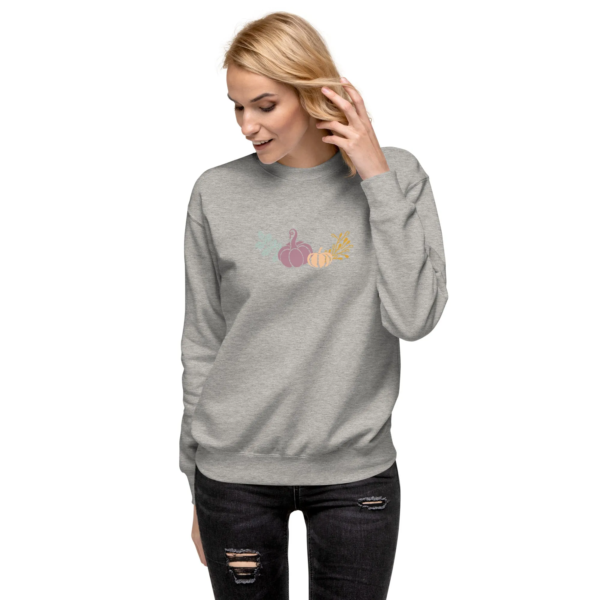 Fall Pumpkin Unisex Premium Sweatshirt