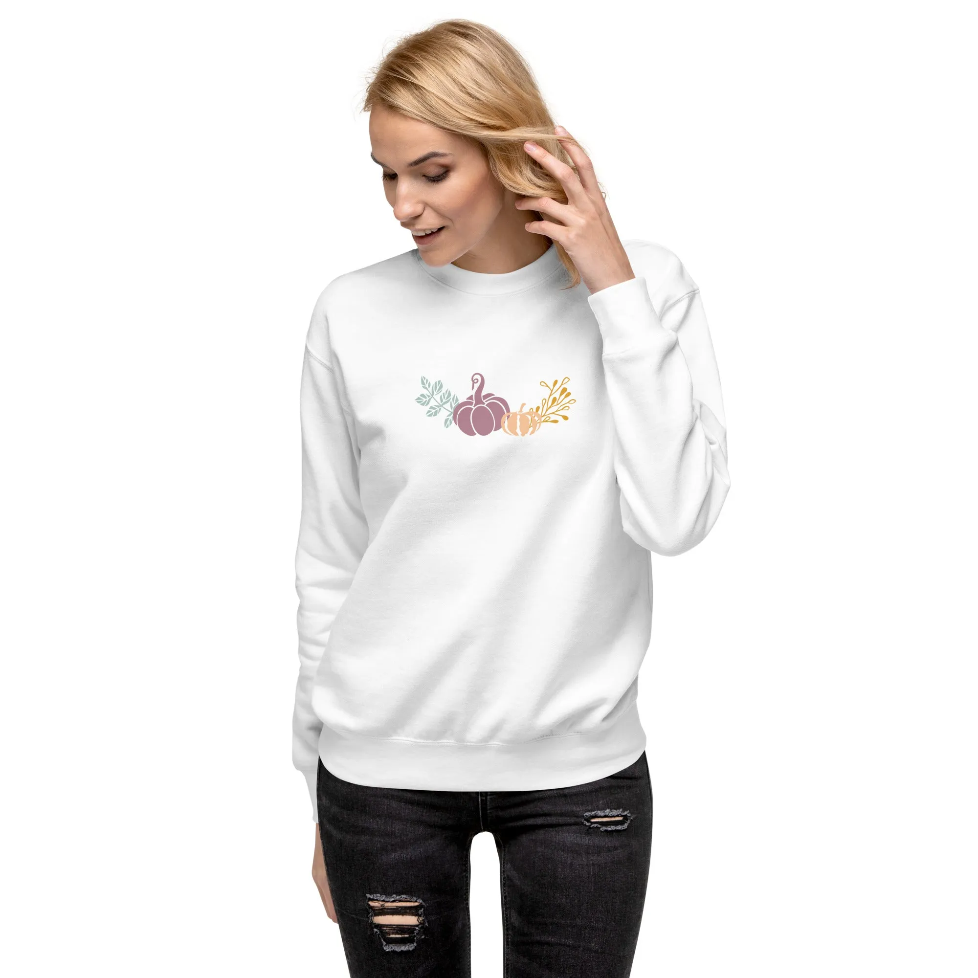 Fall Pumpkin Unisex Premium Sweatshirt