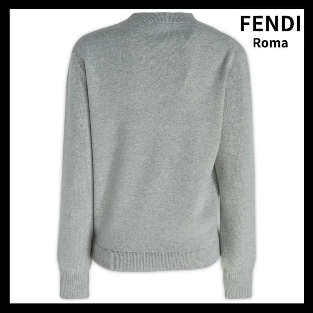 FENDI  |Logo V-neck & Crew neck