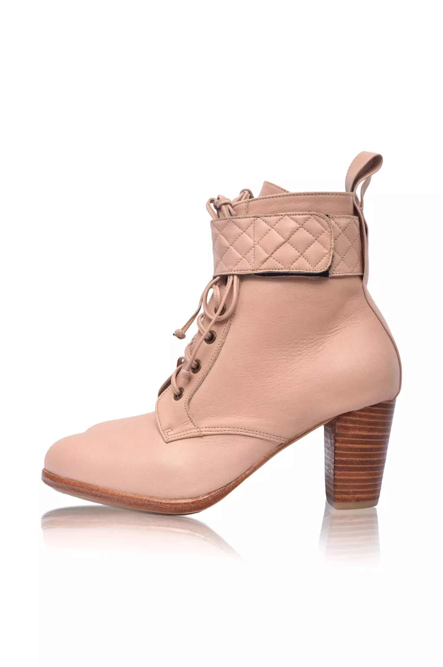 Fine Lover Leather Booties