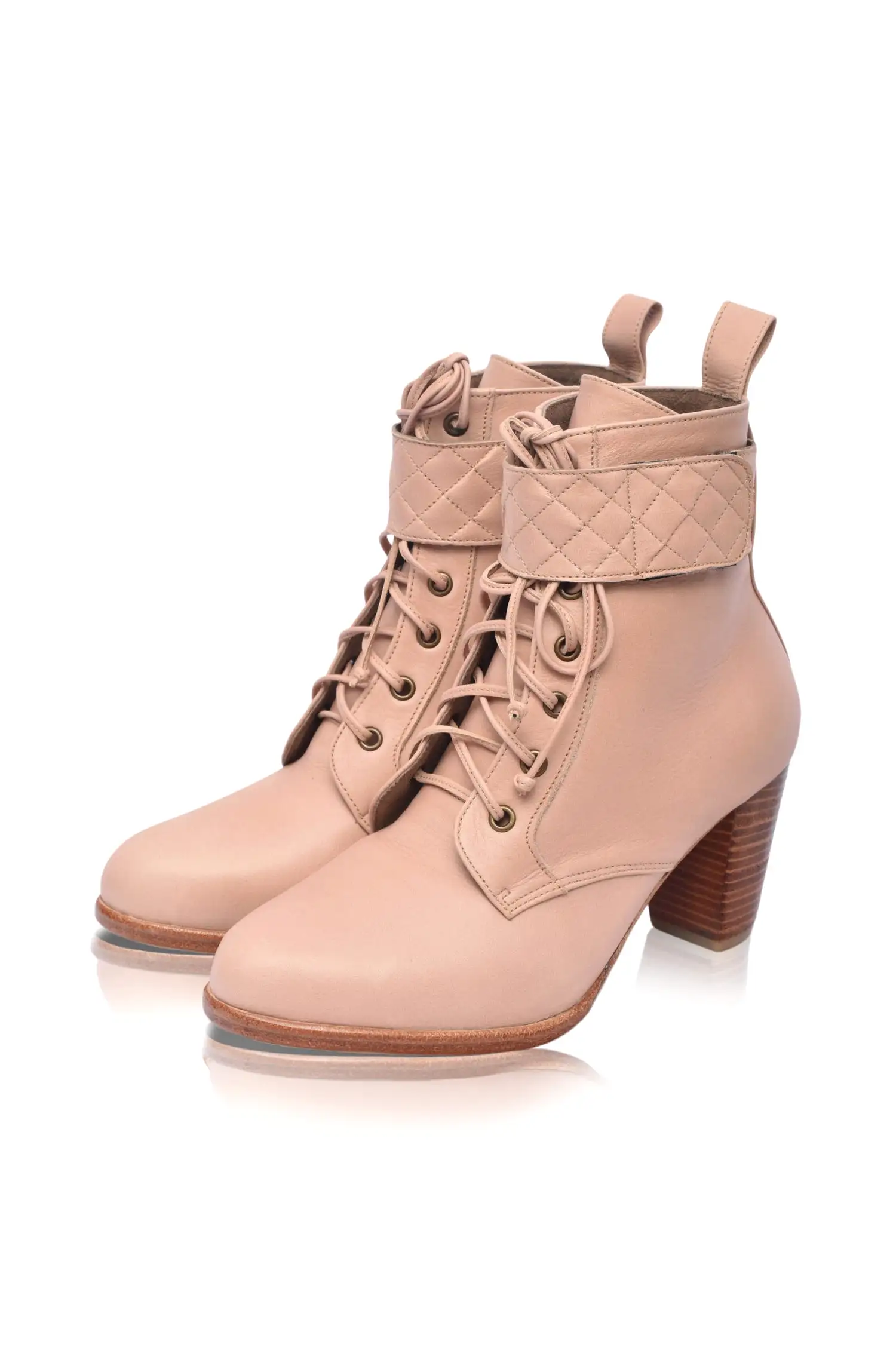 Fine Lover Leather Booties