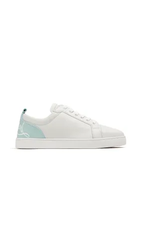 Fun Louis Junior Sneakers - White/Aqua